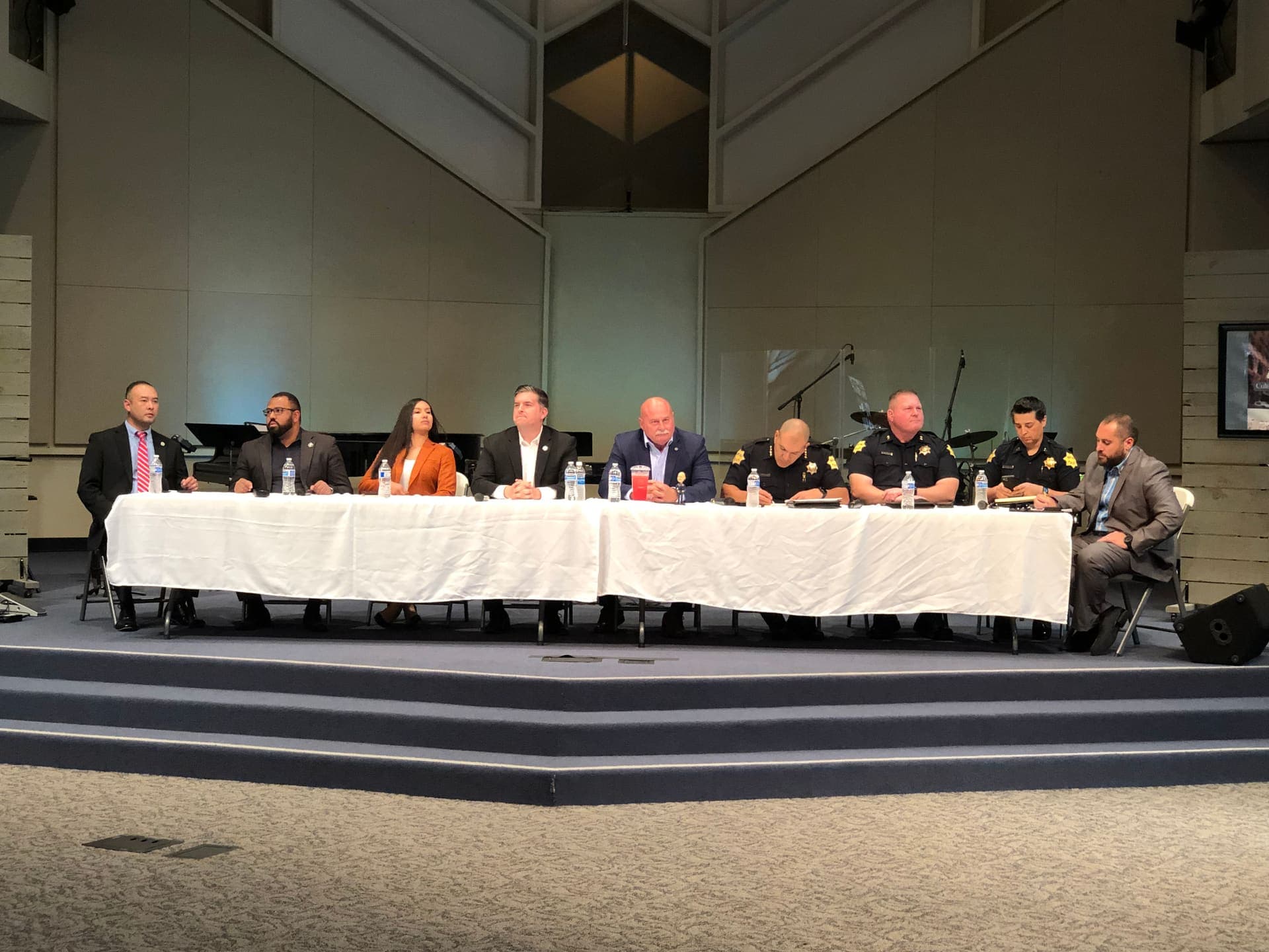 A community safety panel with Fresno police and city leaders